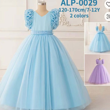 Girls' Formal Tulle Party Gown