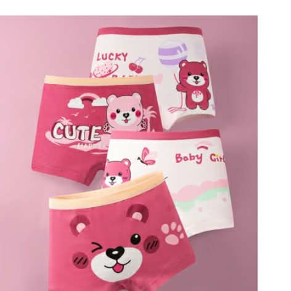 Cute Bear Theme Boxer Briefs